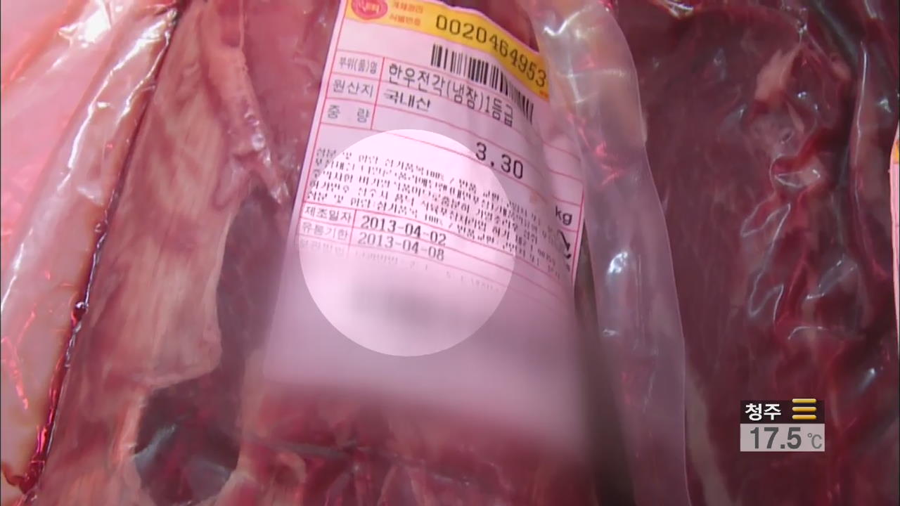 ‘쇠고기 이력제’ 허점 투성이…식품 안전 위협