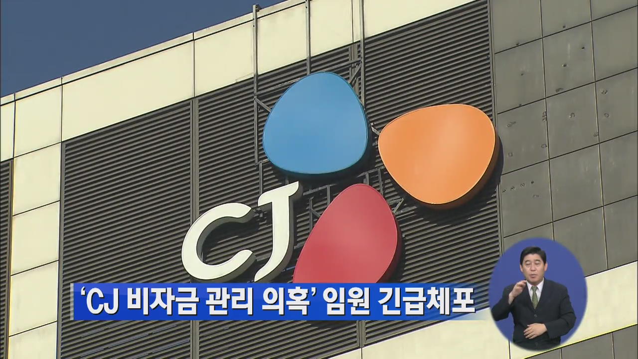 ‘CJ 비자금 관리 의혹’ 임원 긴급 체포
