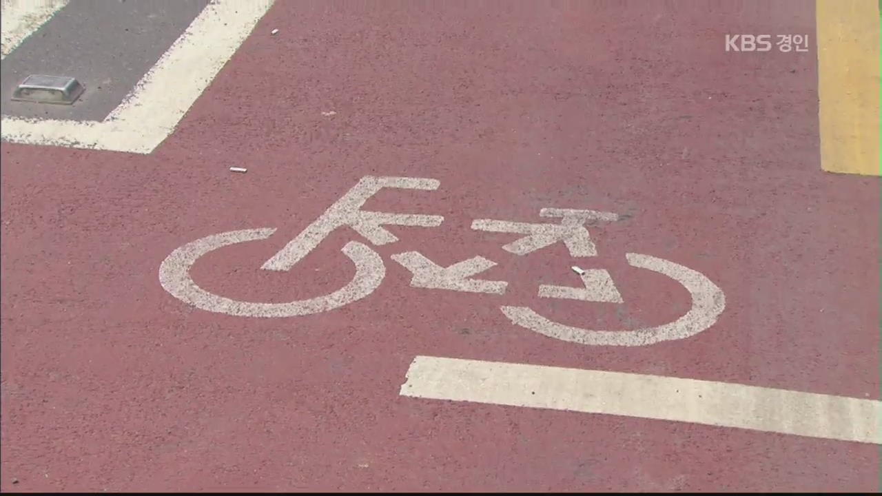 자전거 전용 도로 부실…갈길 먼 자전거 도로