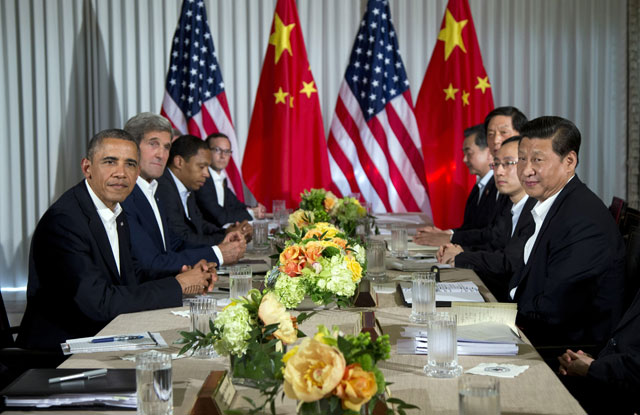 버락 오바마 미국 대통령과 시진핑 중국 국가주석 간 첫 정상회담이 현지 시각으로 7일 오후 5시쯤 미국 캘리포니아에서 시작됐다.