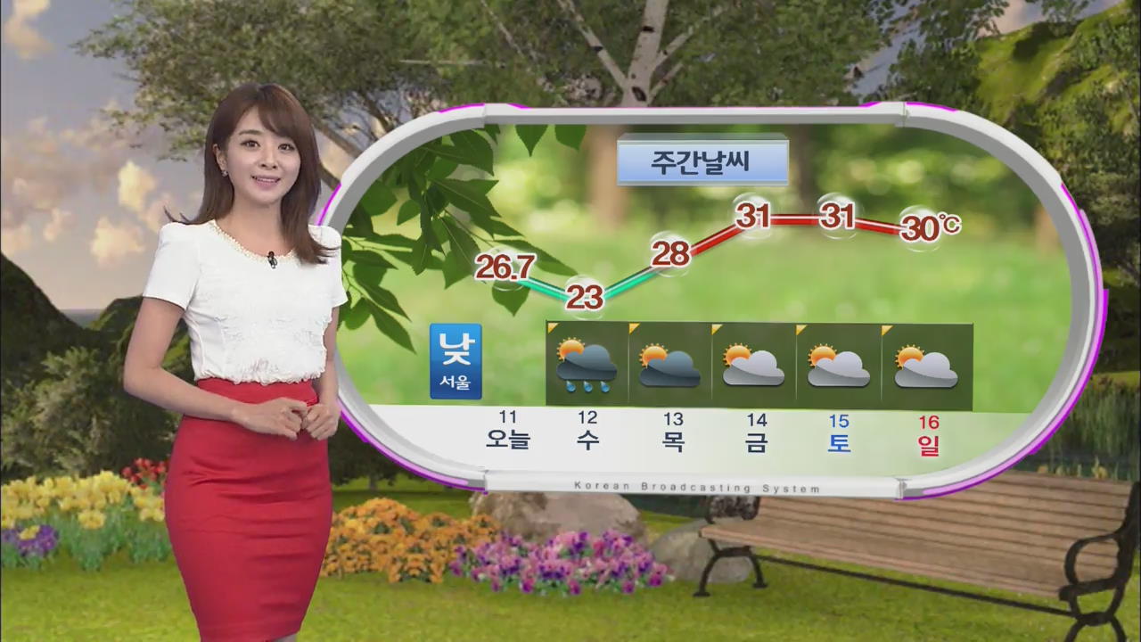 내일까지 서울 5~20mm비…선선한 날씨