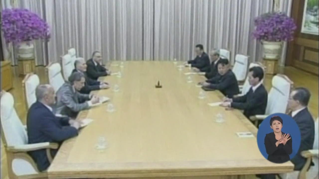 김정은-리위안차오 회담…中, 한반도 비핵화 강조