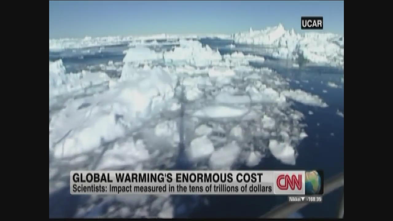 북극 얼음 녹으면 60조 달러 경제적 피해