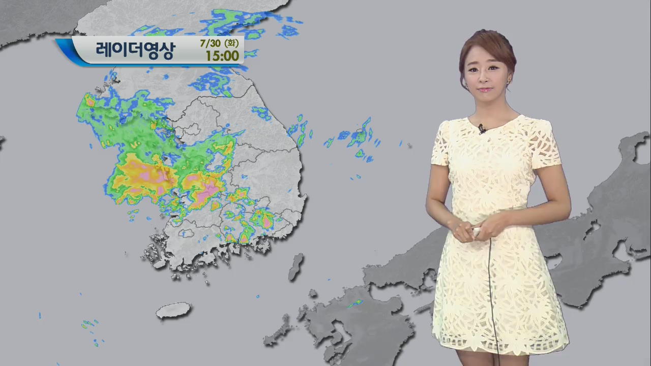 중부지방, 밤새 천둥번개 동반한 집중호우