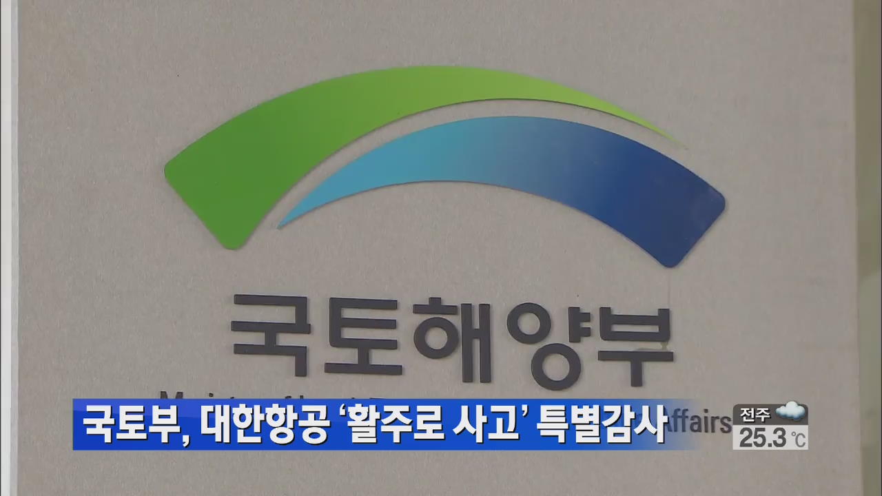 국토부, 대한항공 ‘활주로 사고’ 특별감사