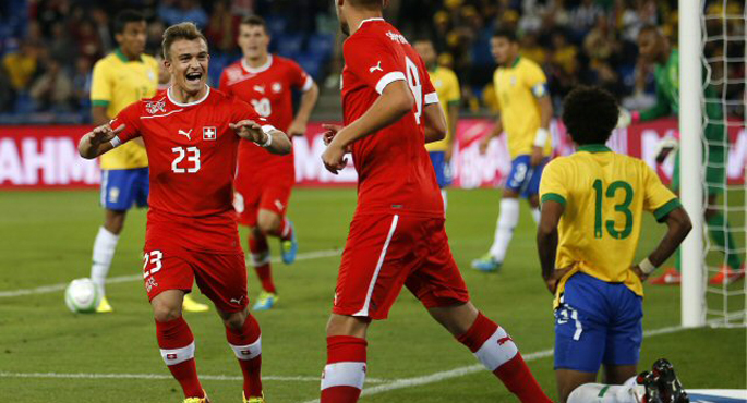 브라질, ‘알베스 자책골’…스위스에 패배