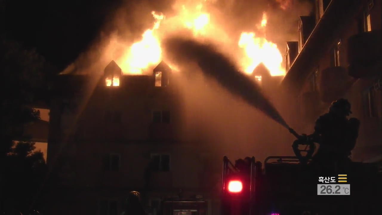 아파트서 선풍기 과열 화재…주민 5명 대피