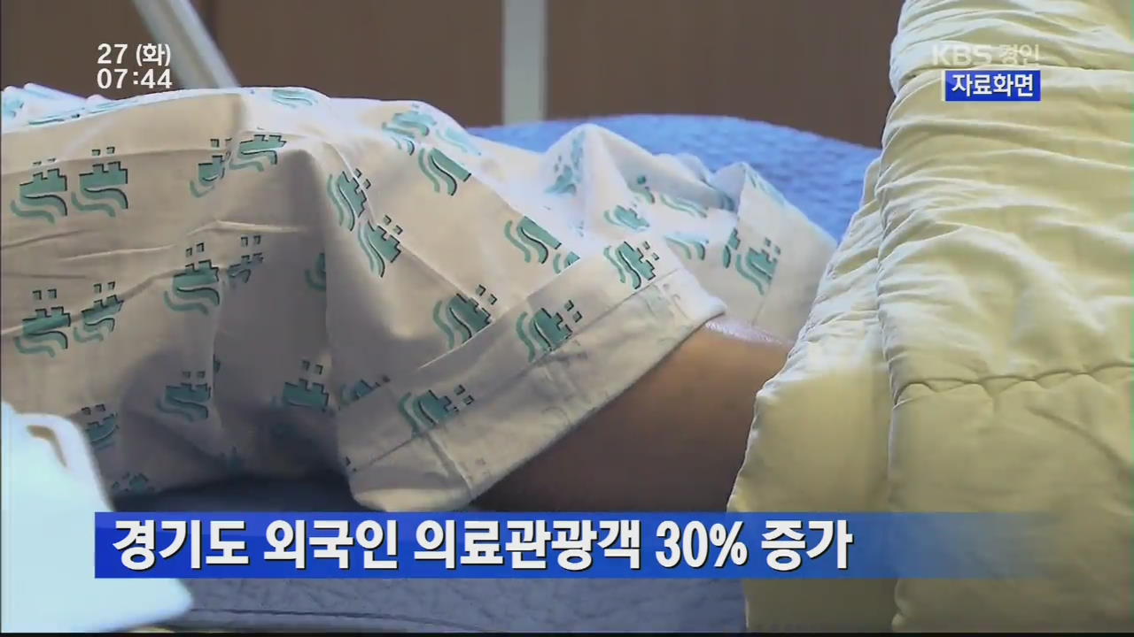 경기도 외국인 의료관광객 30% 증가