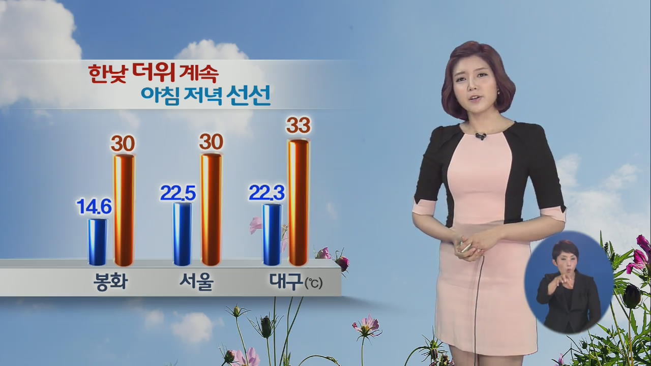 일교차 커…한낮 기온은 30도 이상
