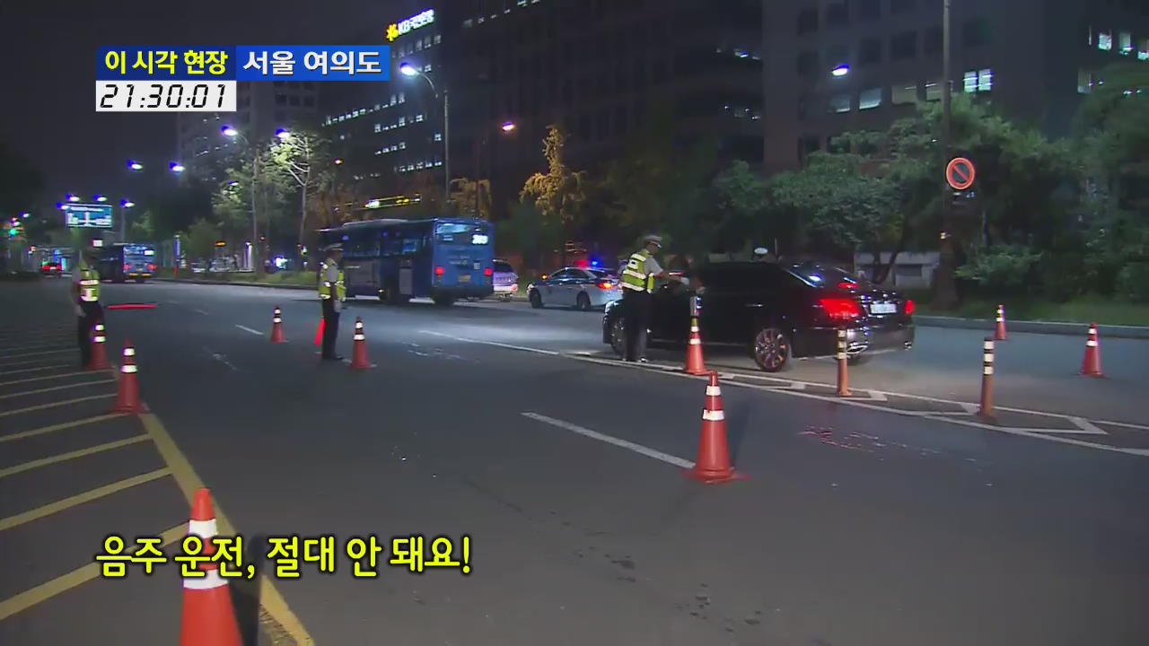 [이 시각 현장] 음주운전, 절대 안 돼요!