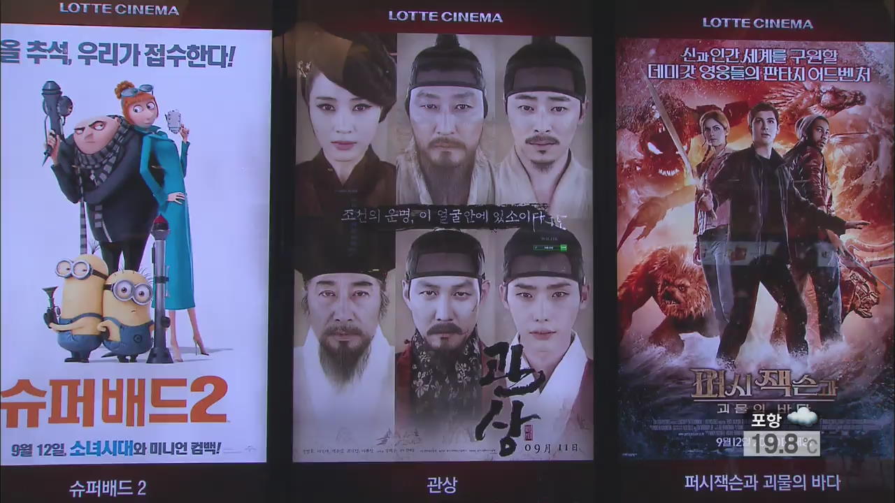한국영화, 관객 1억 명 돌파…보완책 마련 과제