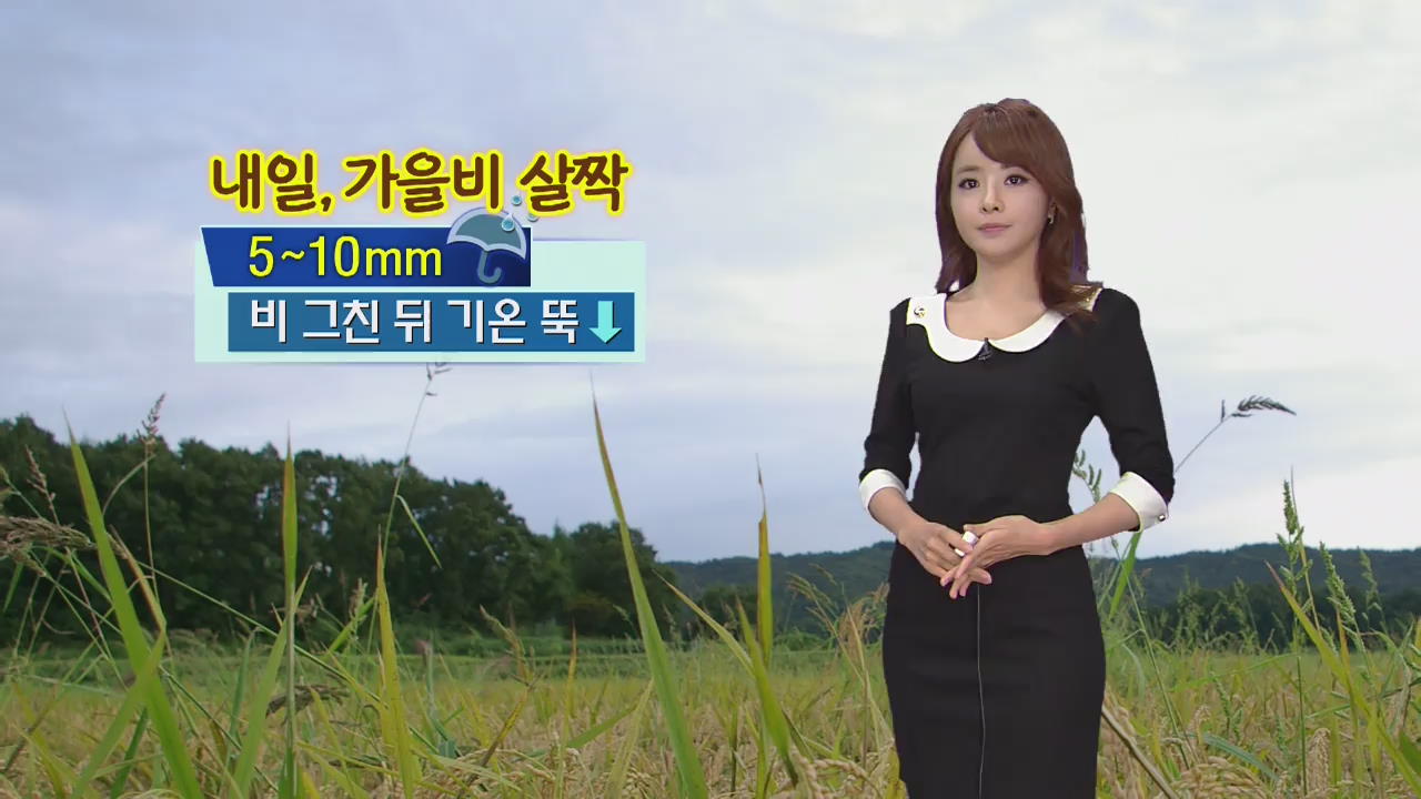 내일 전국 5~10㎜ 가을비…비 그친 뒤 기온 ‘뚝’