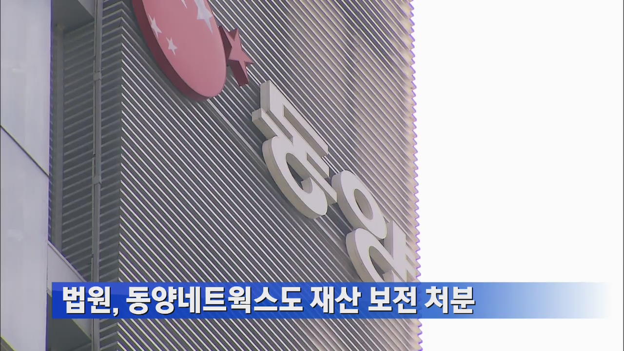 법원, 동양네트웍스도 재산 보전 처분