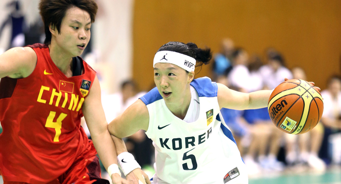아시아 여자농구, 중국 또 넘어 결승 간다!