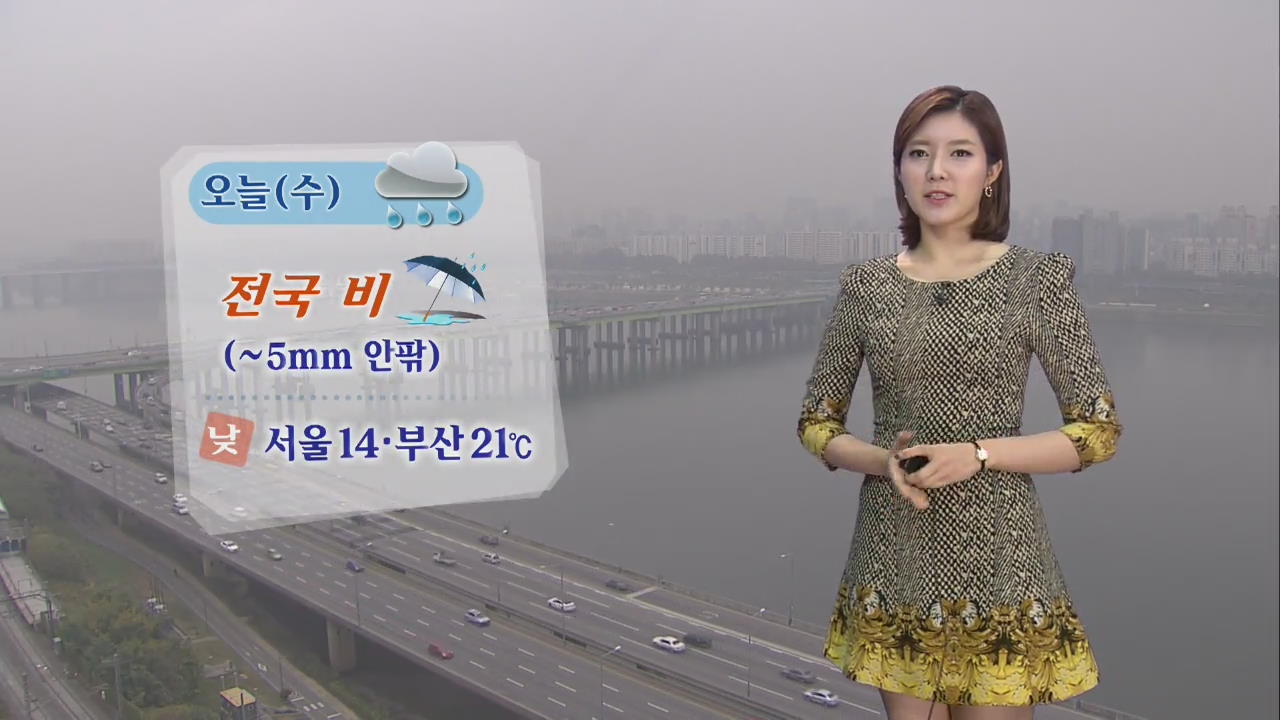 전국 곳곳 산발적 비…입시 한파 없어