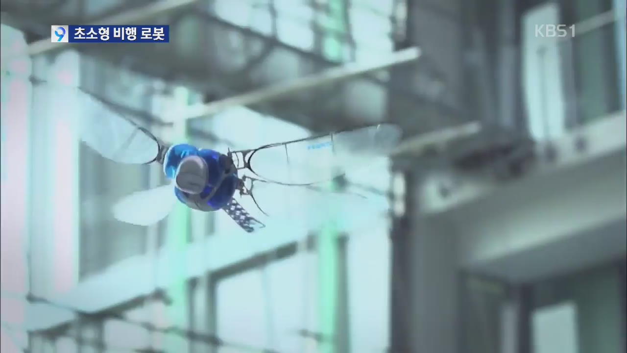 ‘기상천외’ 초소형 비행로봇 속속 등장