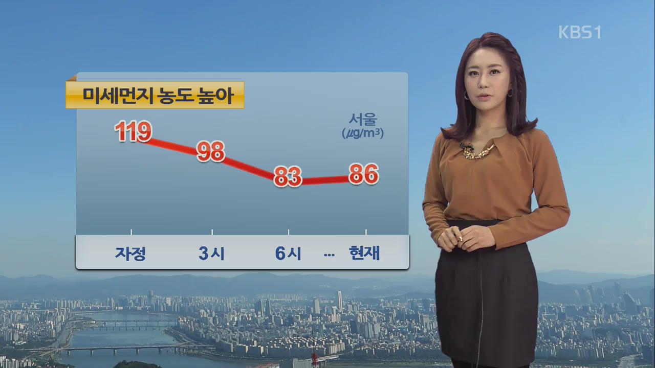 내일까지 미세먼지 주의…야외 활동 자제
