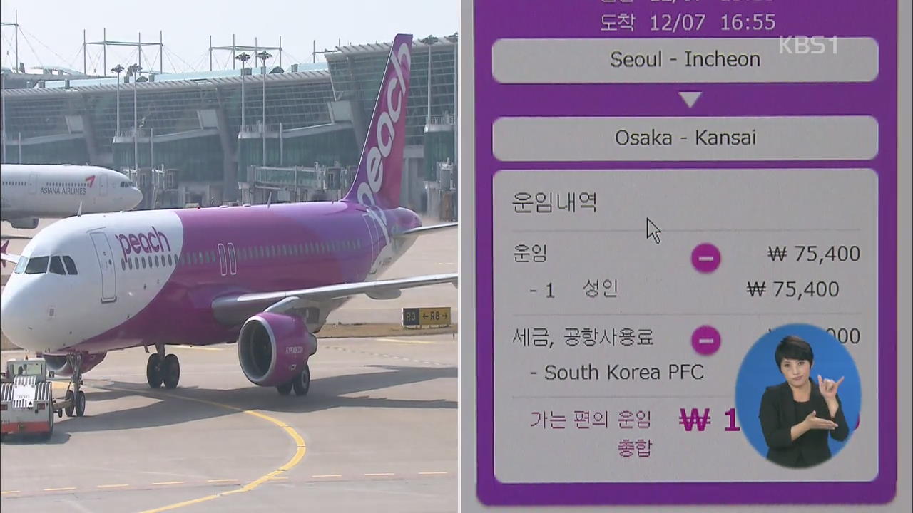 일본 저가항공사 요금 ‘군살’ 뺀 비결은?