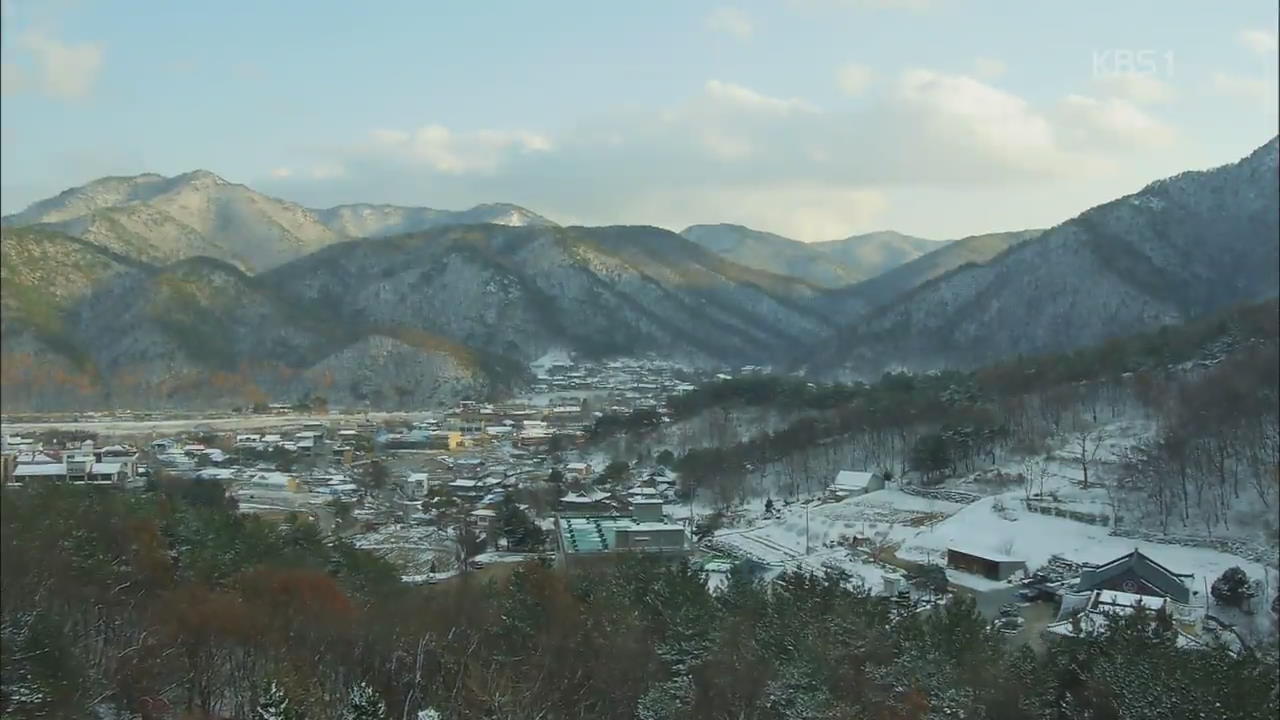 [뉴스광장 영상] 눈 덮인 계룡산