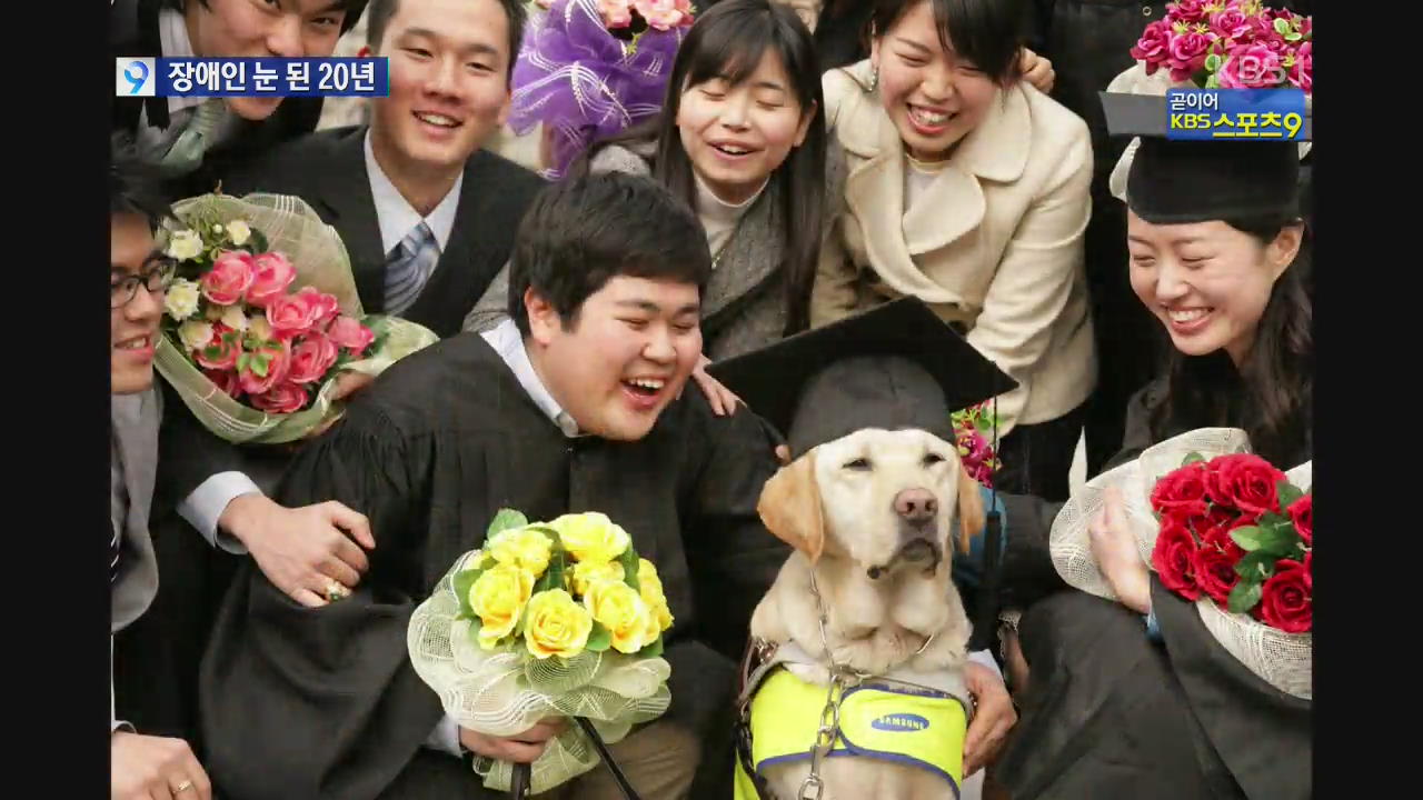 삼성 안내견 20주년…장애인 164명에 빛되다!