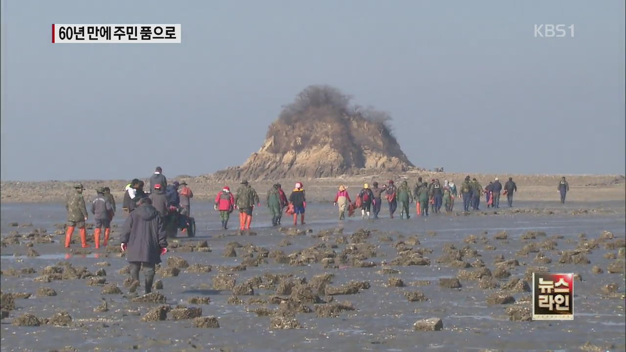 매향리 사격장 갯벌, 60년 만에 주민 품으로