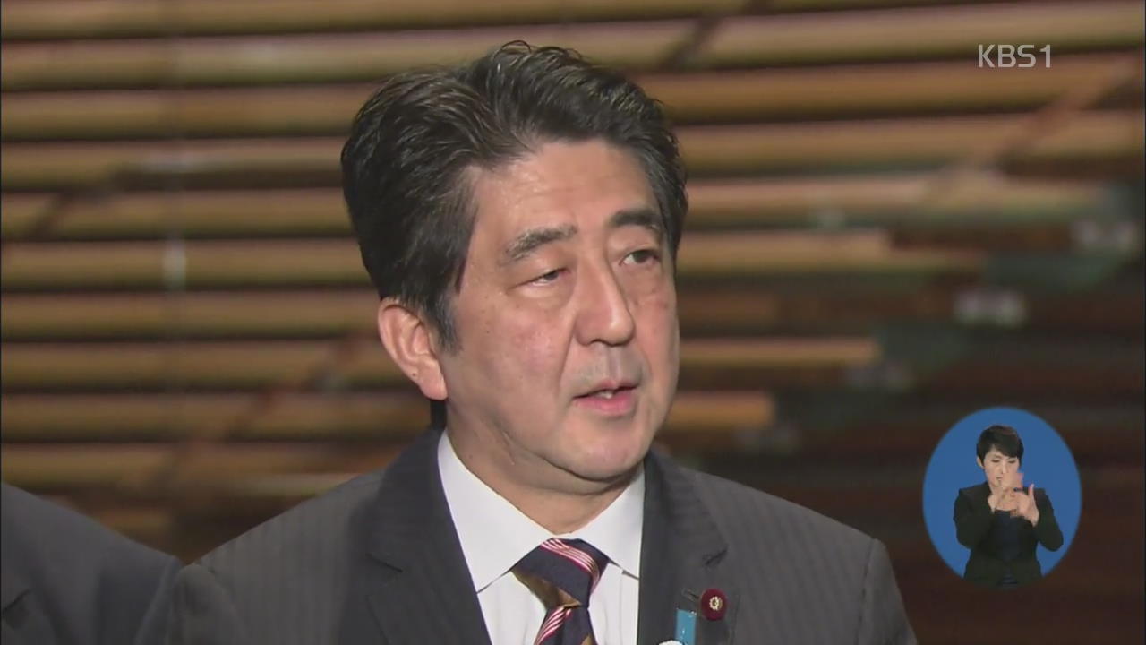 일본 아베 총리 ‘평화 헌법 개정’ 재차 강조