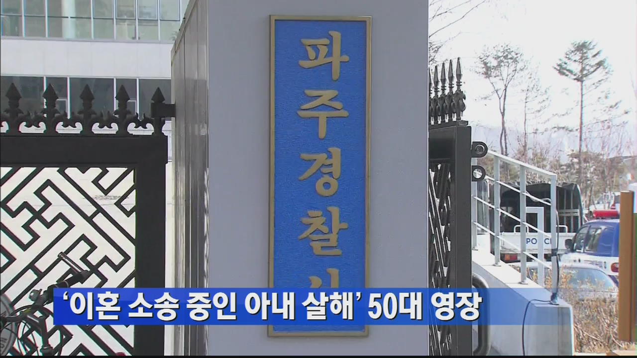 ‘이혼 소송 중인 아내 살해’ 50대 영장
