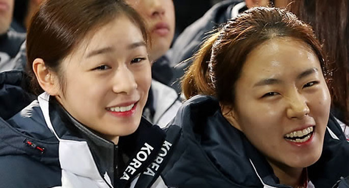 김연아-이상화 금빛 다짐 ‘가자 소치로!’