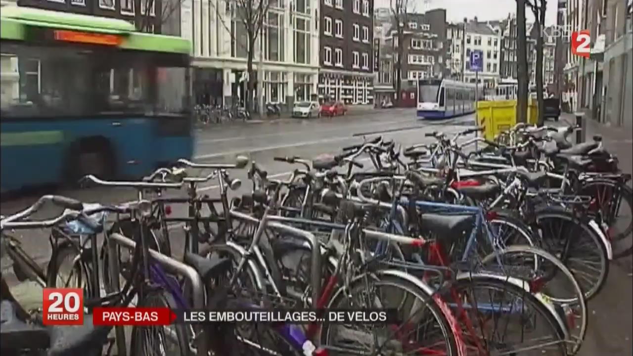 암스테르담, 자전거 체증·주차 문제 골치