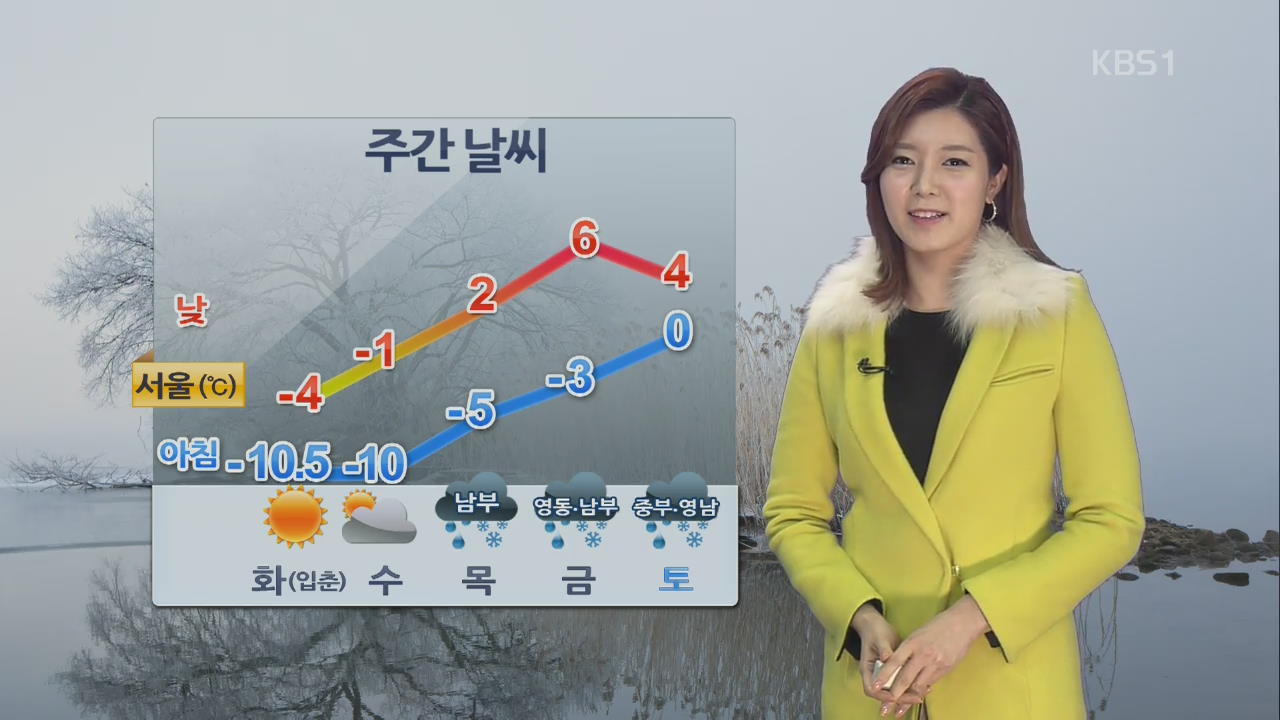 입춘 한파 기승…서울 낮기온 영하 4도