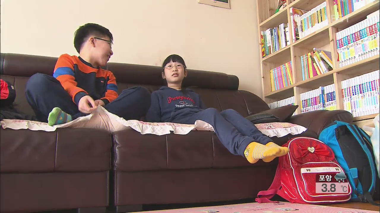 나홀로 어린이 공격성 비행행동 증가