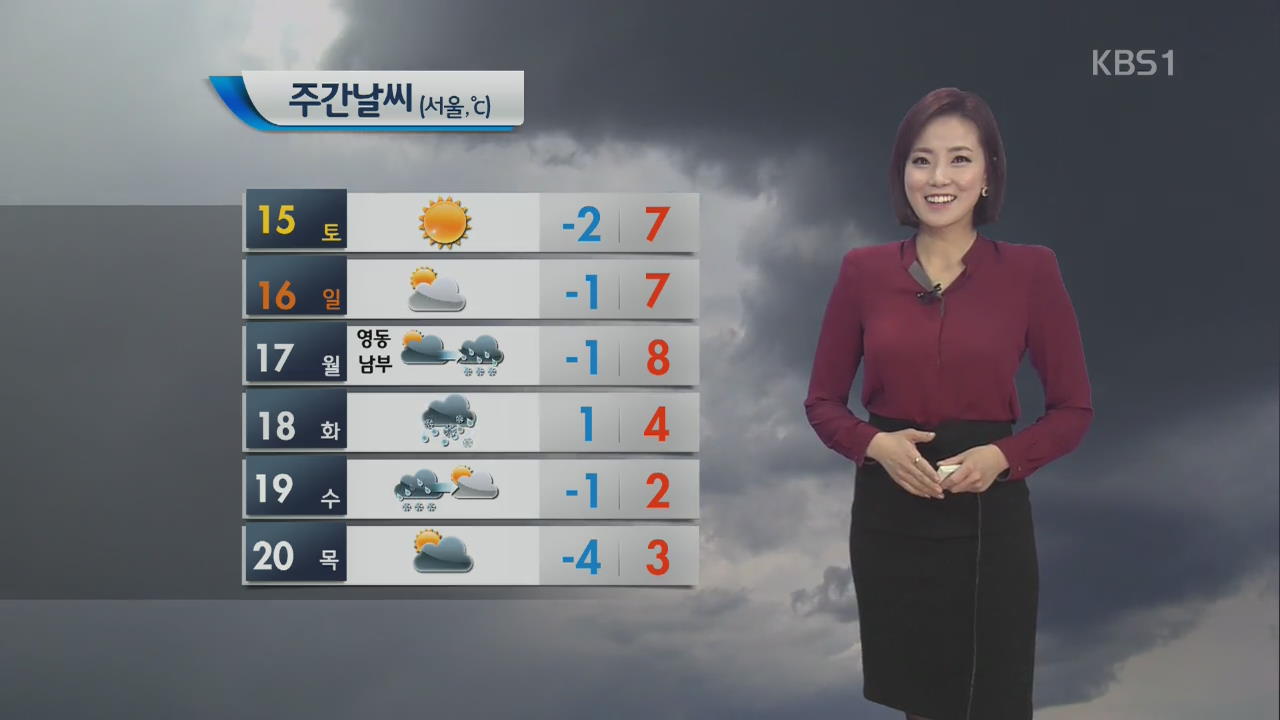 동해안 지역 눈 계속…서울 가장 환한 보름달