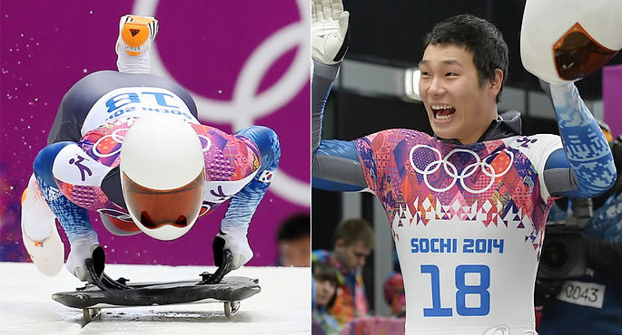 윤성빈 16위 질주, 한국 썰매 ‘최고 성적’