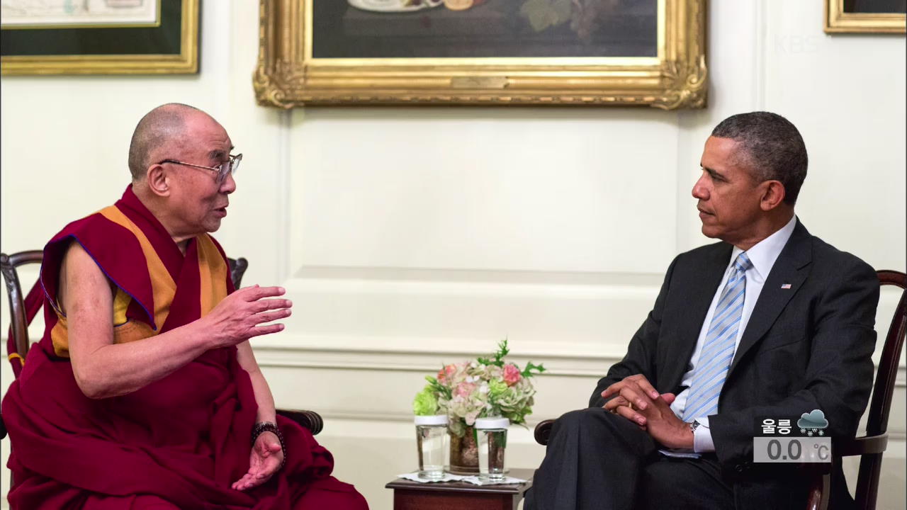오바마·달라이 라마 회동…중국 강력 반발