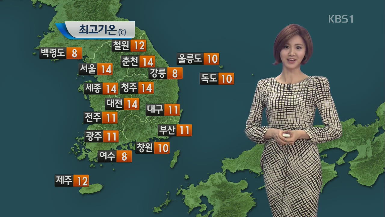 이번 주 서울 낮기온 10도 안팎으로 ‘포근’