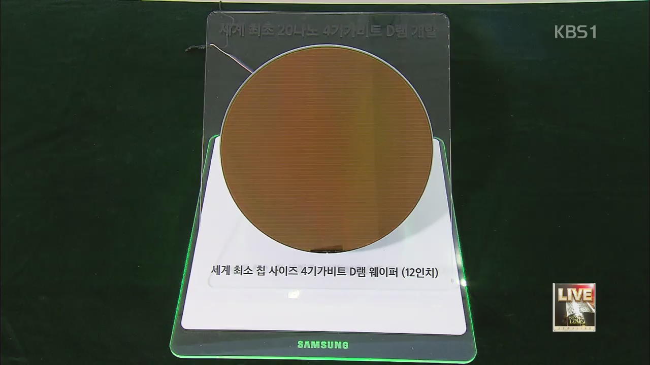 삼성전자, 세계 첫 20나노 4GB D램 양산