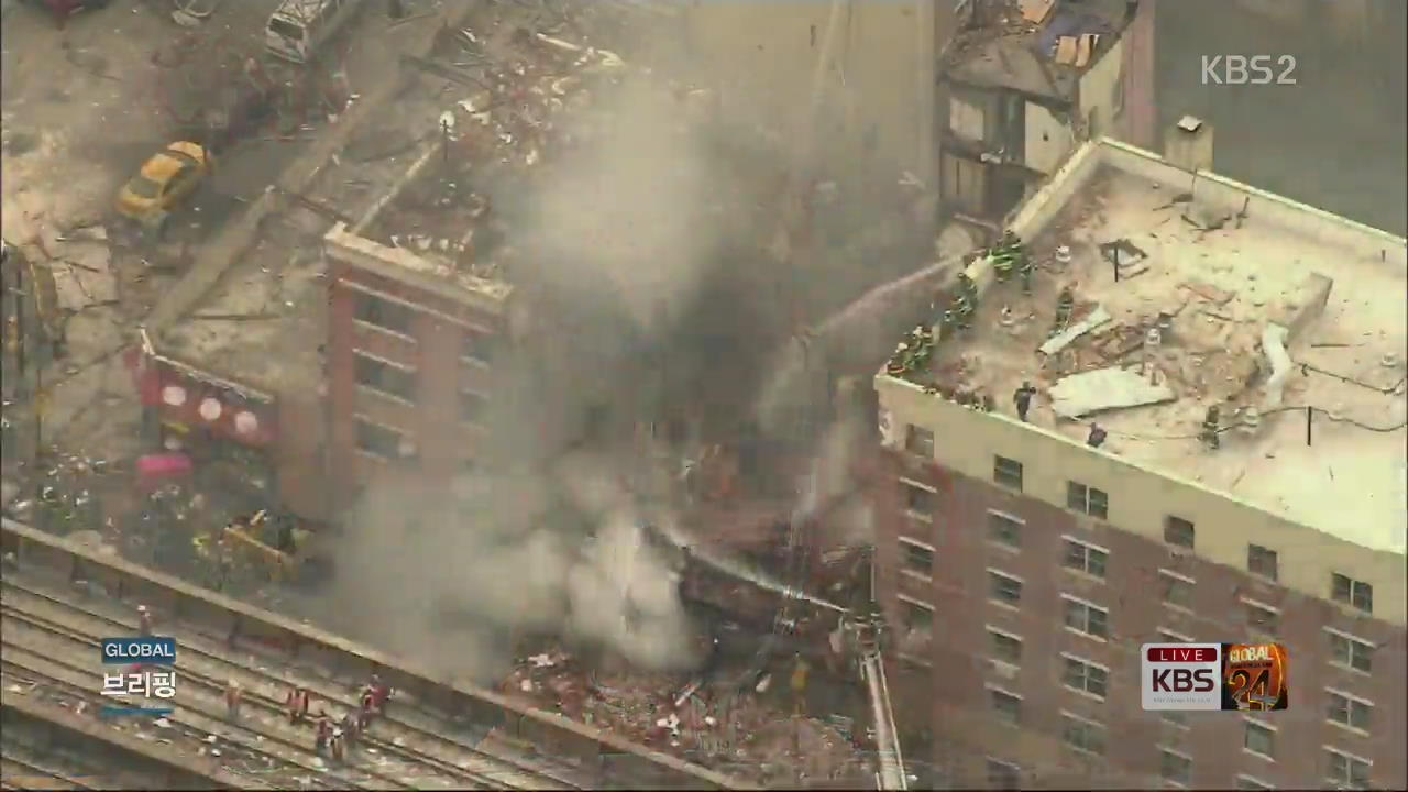 [글로벌24 브리핑] 미국 뉴욕 빌딩 붕괴 사고, 사망자 8명으로 늘어