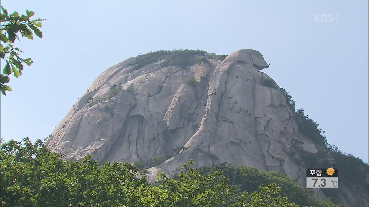 북한산 인수봉서 바위 떨어져…1명 사망