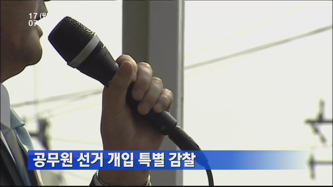 공무원 선거 개입 특별 감찰