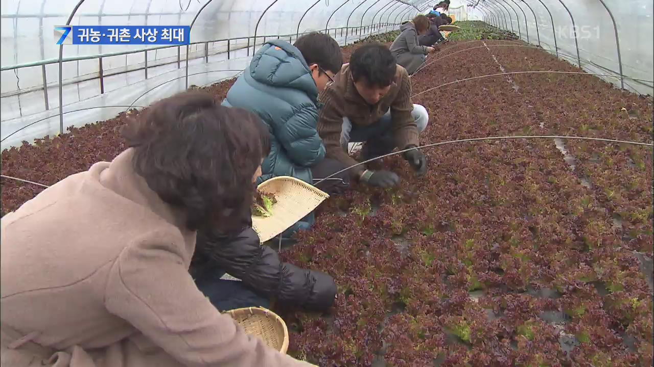 귀농·귀촌 사상 최대…6차 산업 창업 지원