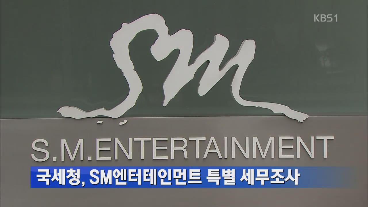 국세청, SM엔터테인먼트 특별 세무조사