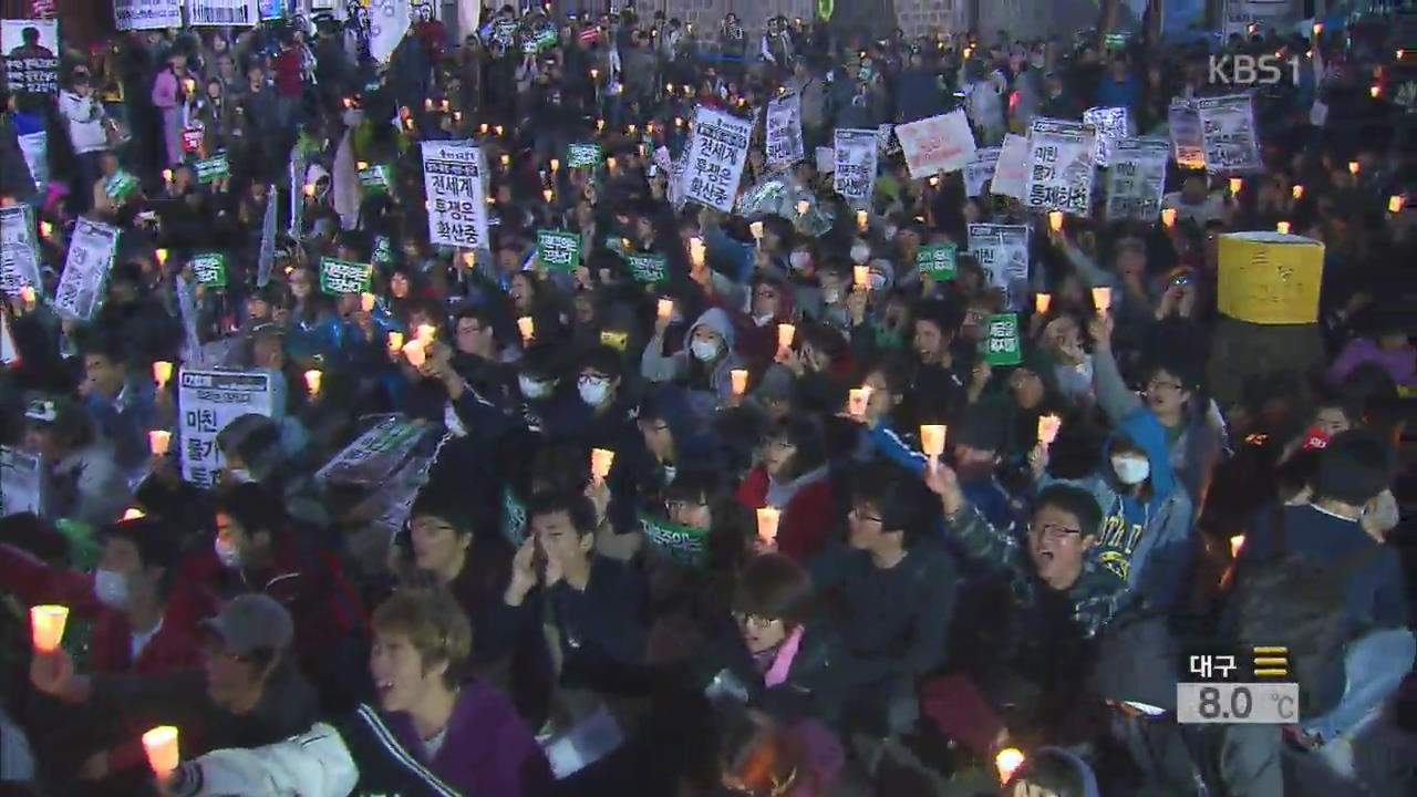 ‘야간시위 금지’ 한정위헌…경찰, 우려 표명