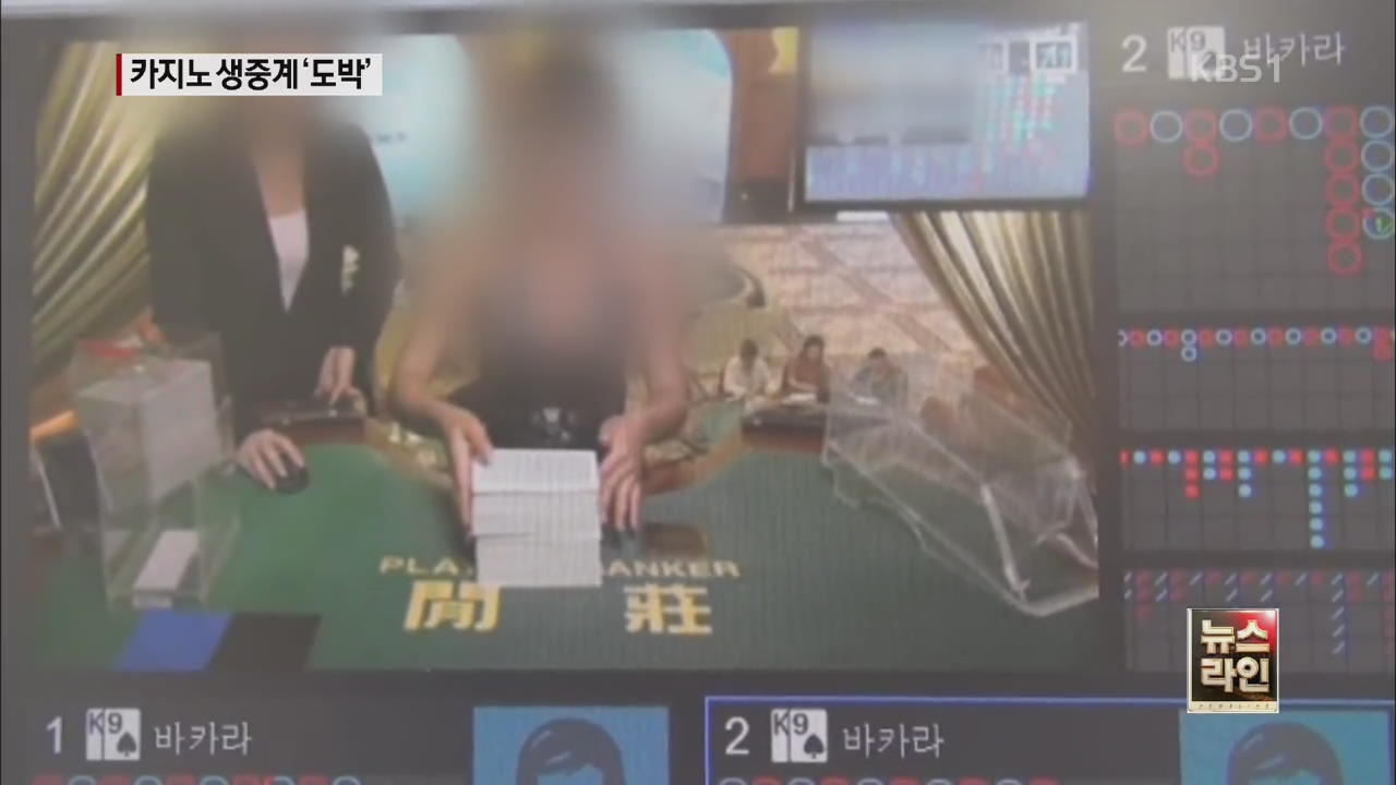 해외 카지노 생중계…수천억 대 도박사이트 적발