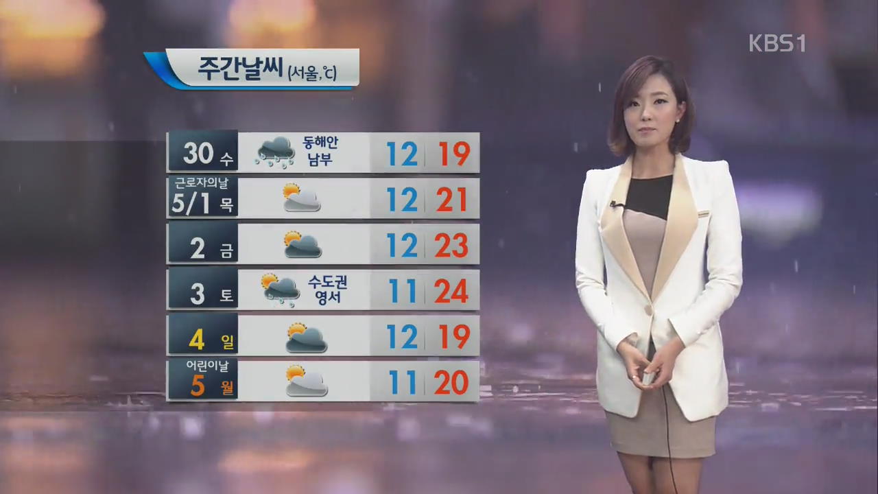 영동·동해안 내일까지 비…모레부터 맑아져