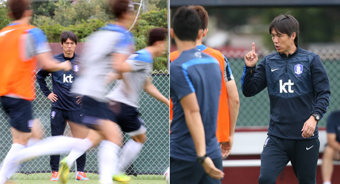 홍명보 “대표팀 아직 분홍색…목표는 16강”