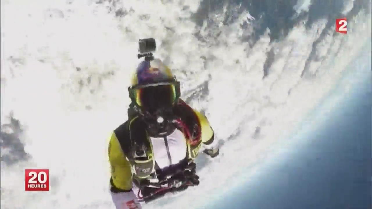 프랑스, 몽블랑 1만 미터 상공서 스카이다이빙