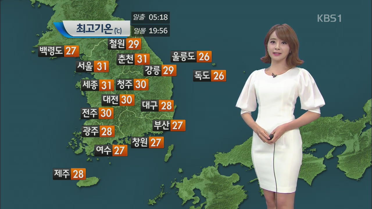 태풍 너구리 북상 중