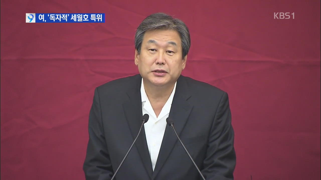 여, 독자적 세월호 특위 구성…청 “19개 법안 처리 요청” 