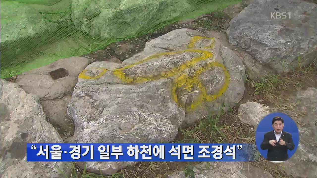 “서울·경기 일부 하천에 석면 조경석”