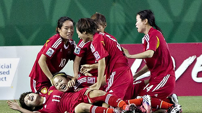 북한, U-20 여 월드컵서 핀란드 꺾고 첫 승